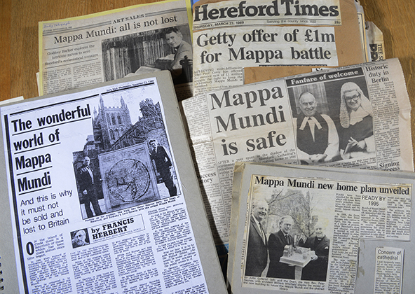 Mappa Mundi news clippings