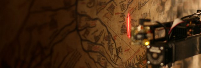 Non-destructive scanning of the Mappa Mundi with the 3D laser